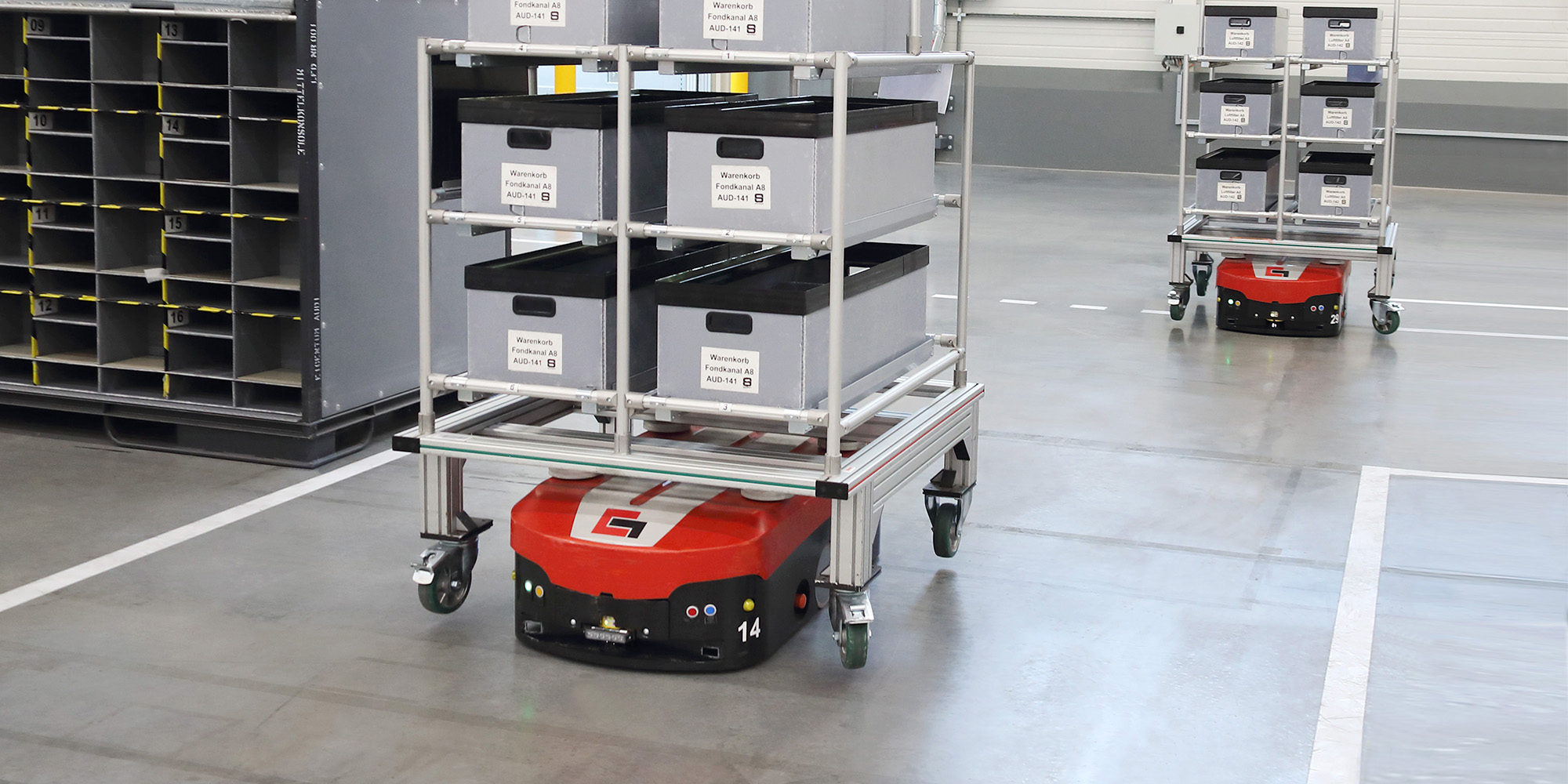Automated guided vehicles goods carrier